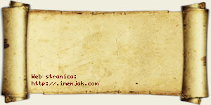 Ninoslav Trnjaković vizit kartica